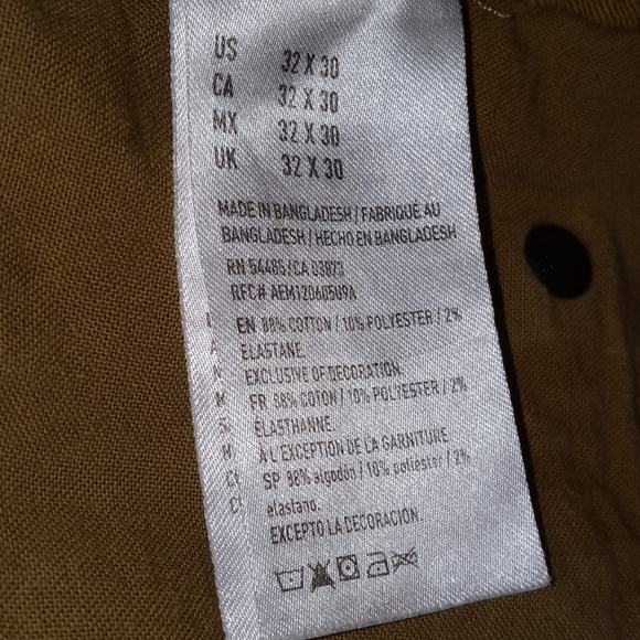 American Eagle Tan Khakis Original Boot 32 x 30 - Picture 4 of 6